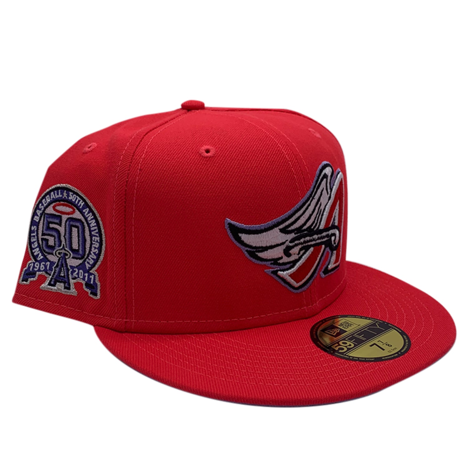 New Era 5950 Angels Baseball 50th Anniversary Hat Unisex Style : HHH-PV-70586763