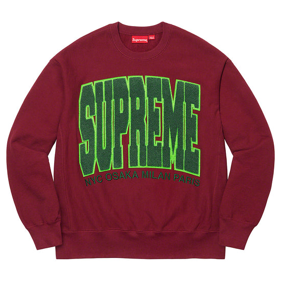 Supreme Cities Arc Crewneck Cardinal