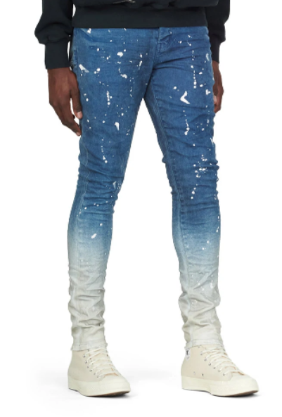 Purple-brand Dropped Fit Jeans-mid Rise With Tapered Leg Mens Style : P002-oci