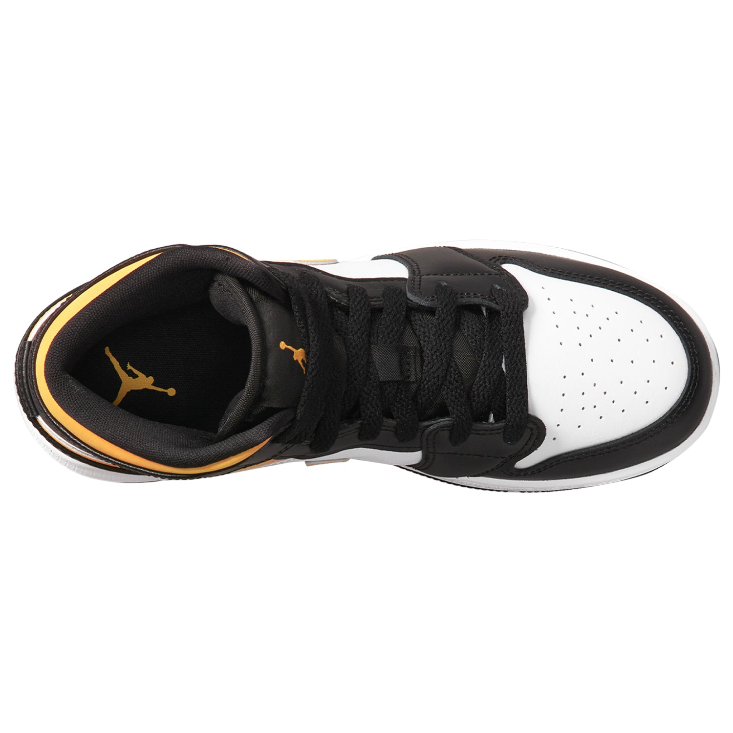 Jordan 1 Mid White Pollen Black (GS)