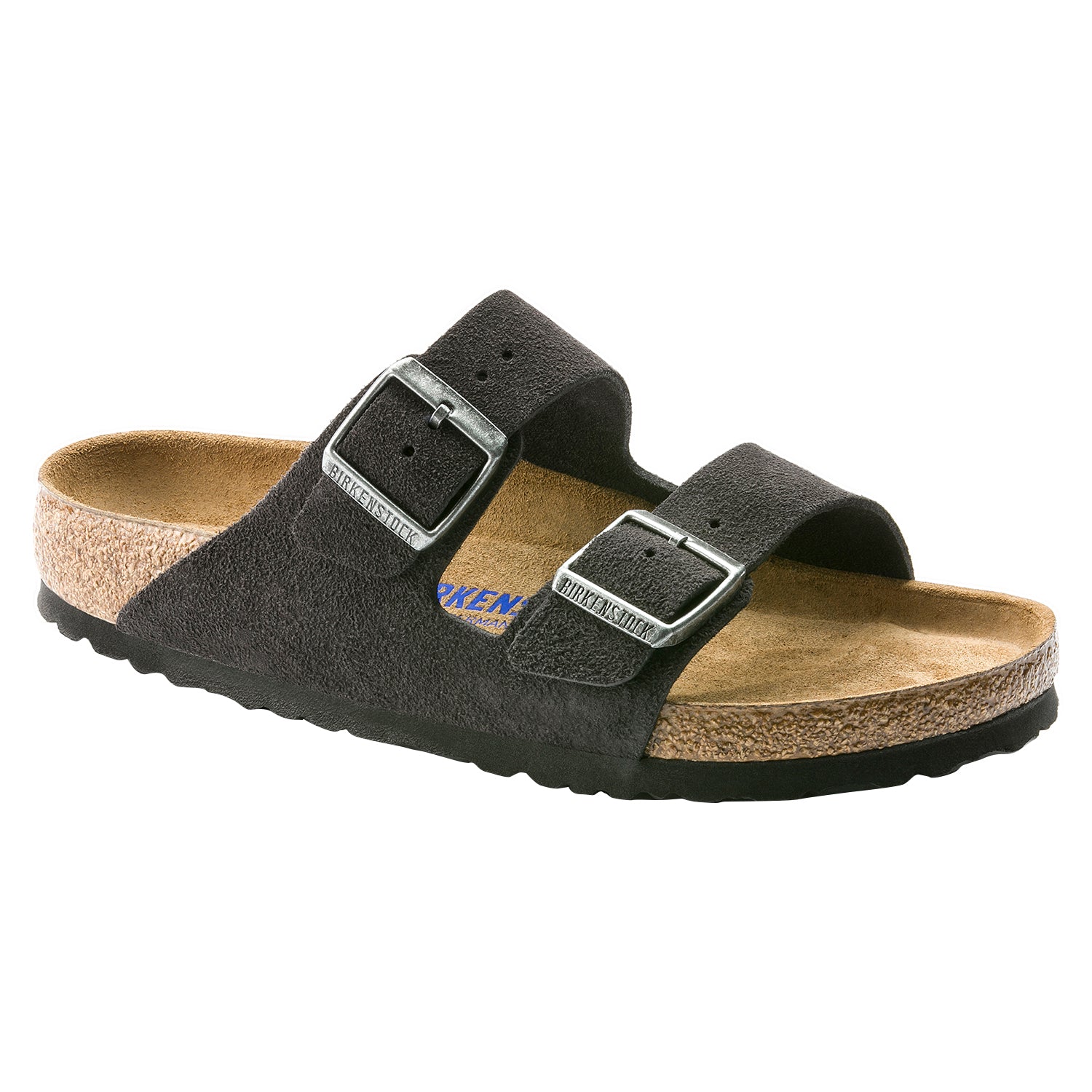 Birkenstock Arizona Soft Footbed Suede Velvet Grey