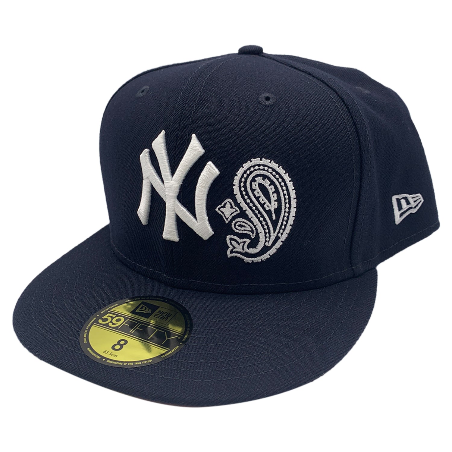 5950 FIITTED YANKEES PAISELY AND MULTI VISOR 