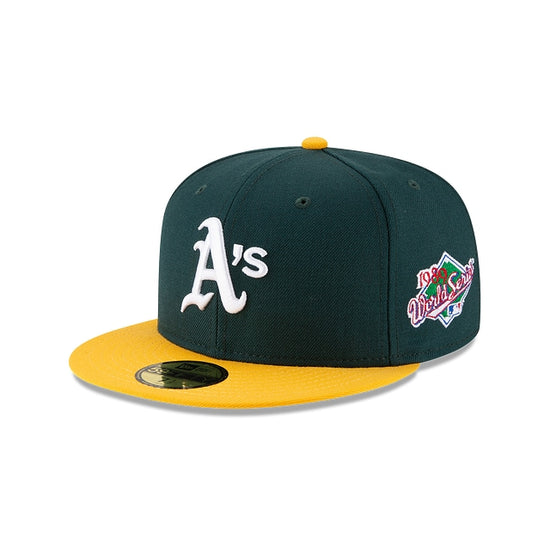 New Era 5950 Fitted Oakland With Patch Unisex Style : Hhh-gv-11941900