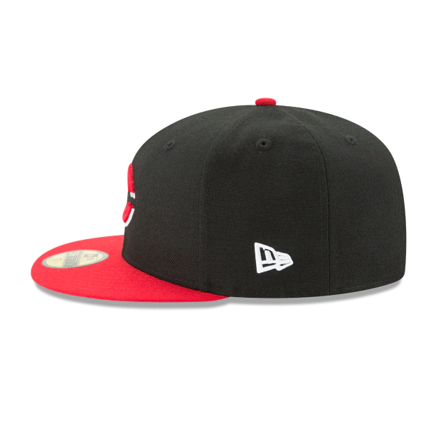 New Era 5950 Fitted Chicago Black Red Mens Style : Hhh-bv-70361059