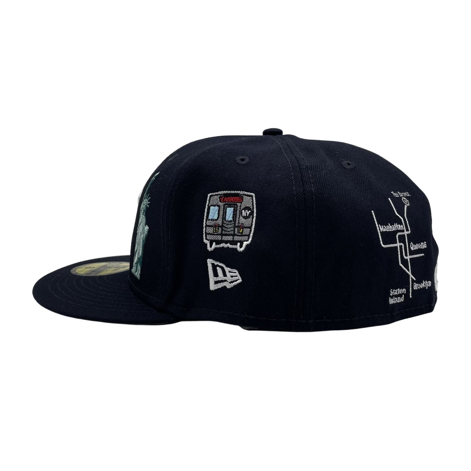 New Era Q3 Qt 59fifty 9523 New York Yankees Hat Unisex Style : 60185136