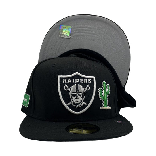 New Era Q3 Qt 59fifty 9523 Las Vegas Raiders City Hat Unisex Style : 60185115