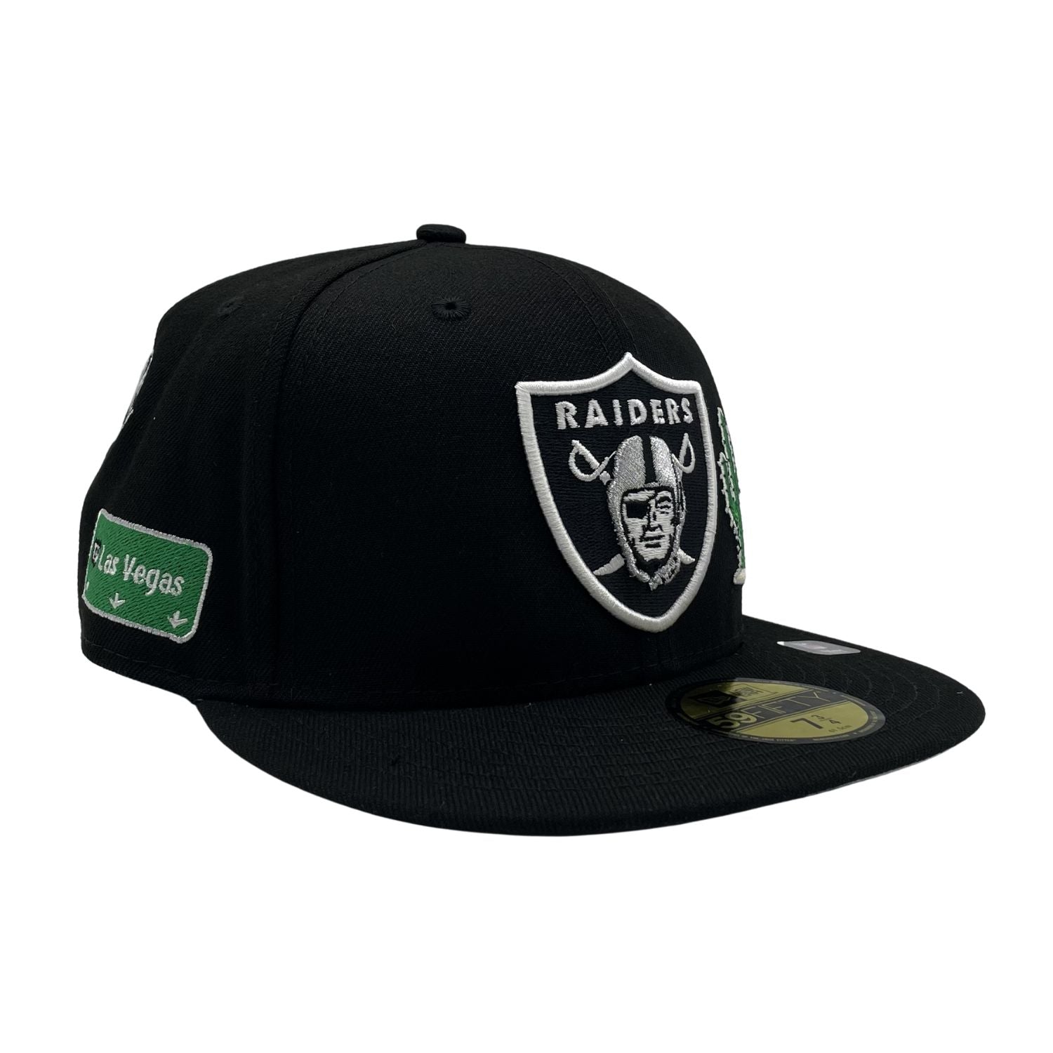 New Era Q3 Qt 59fifty 9523 Las Vegas Raiders City Hat Unisex Style : 60185115