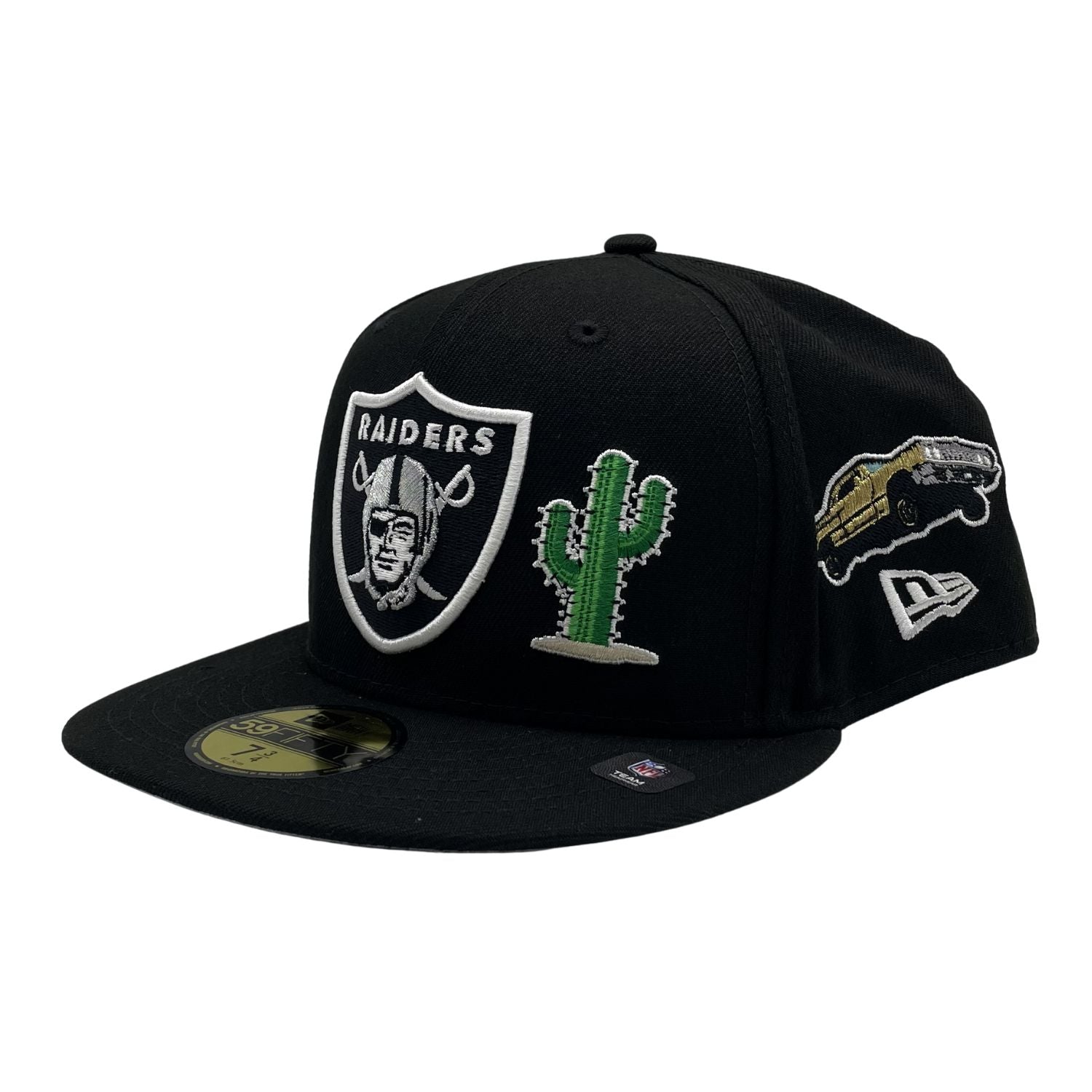 New Era Q3 Qt 59fifty 9523 Las Vegas Raiders City Hat Unisex Style : 60185115