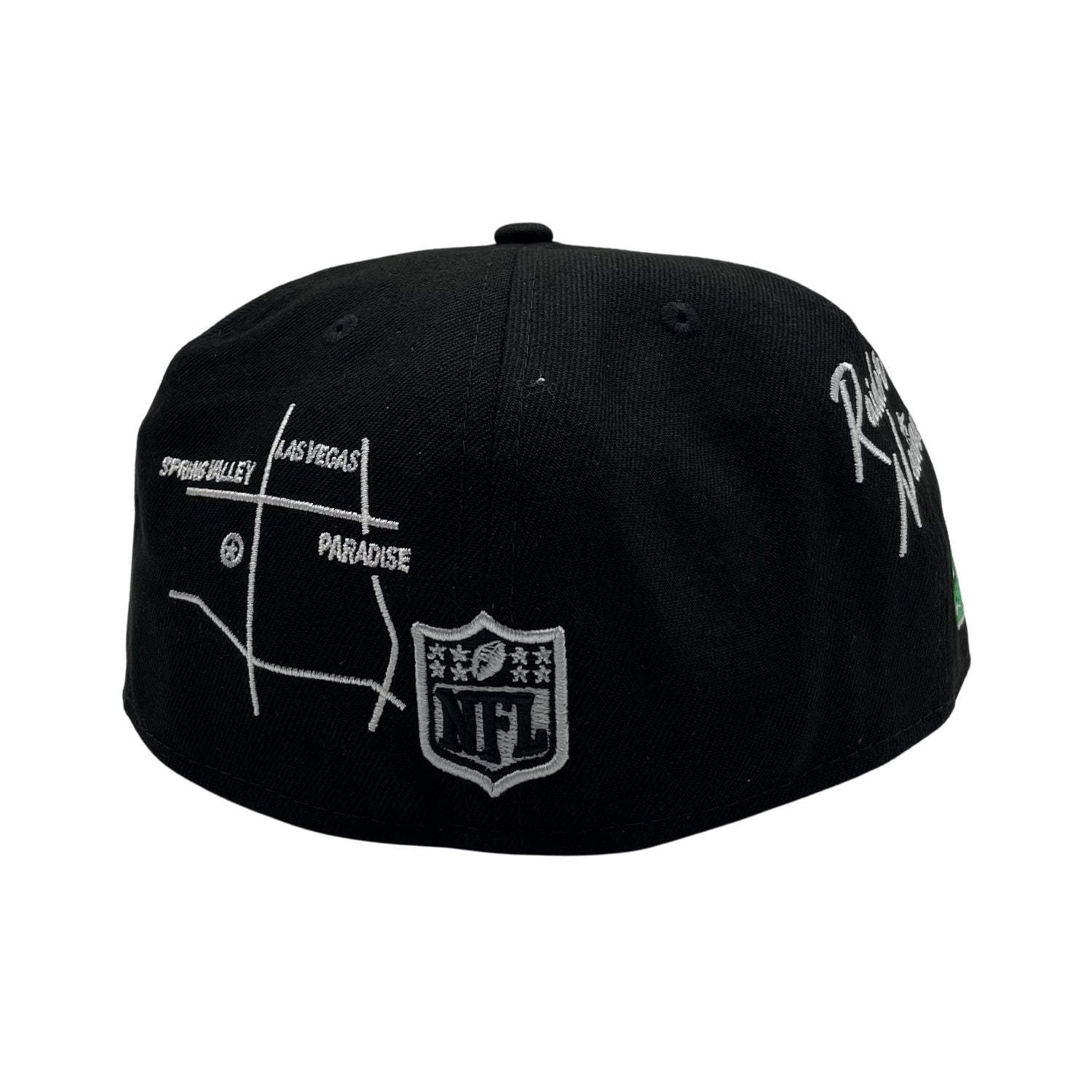 New Era Q3 Qt 59fifty 9523 Las Vegas Raiders City Hat Unisex Style : 60185115