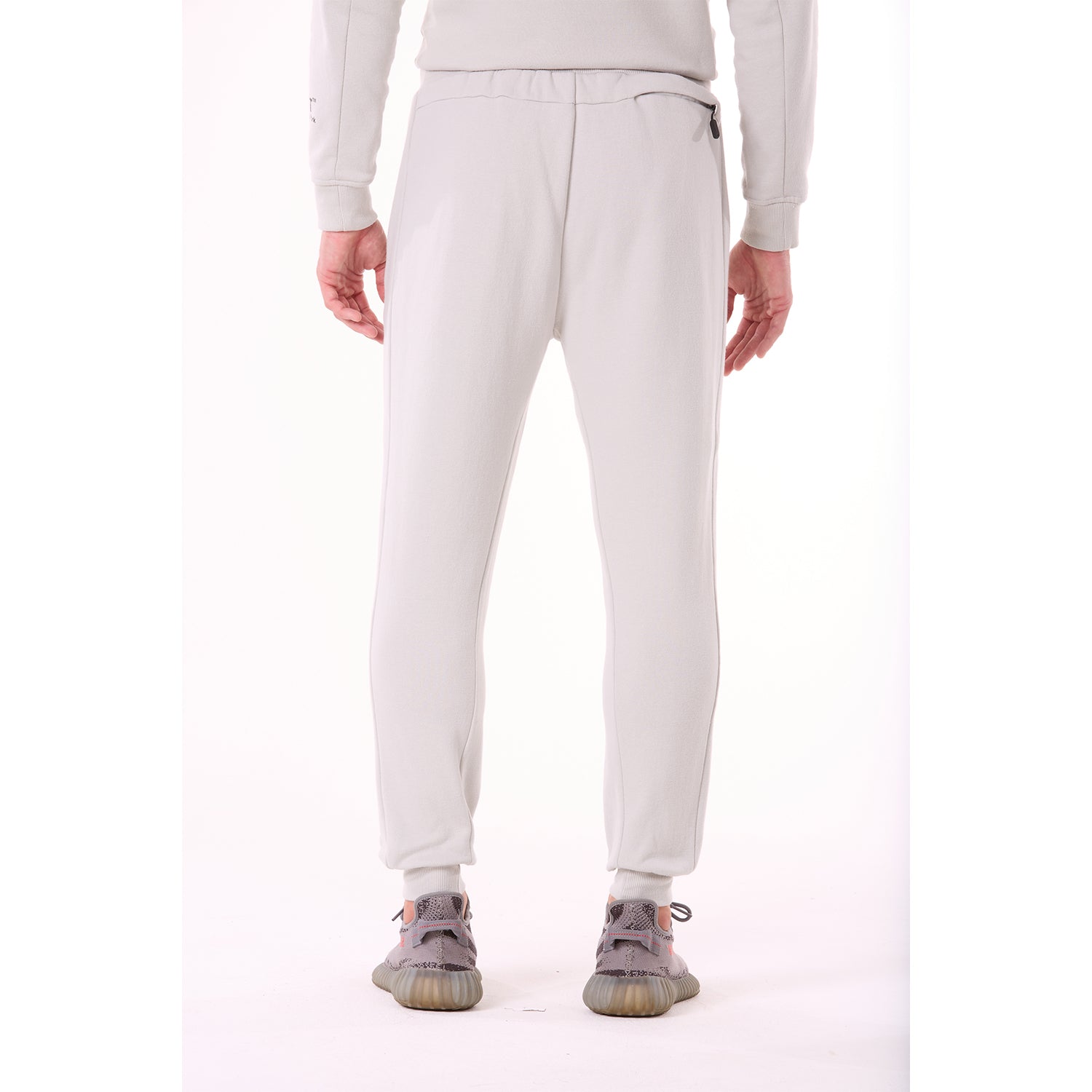 G WEST MENS FLEECE JOGGER PANTS  - STORMY GRAY