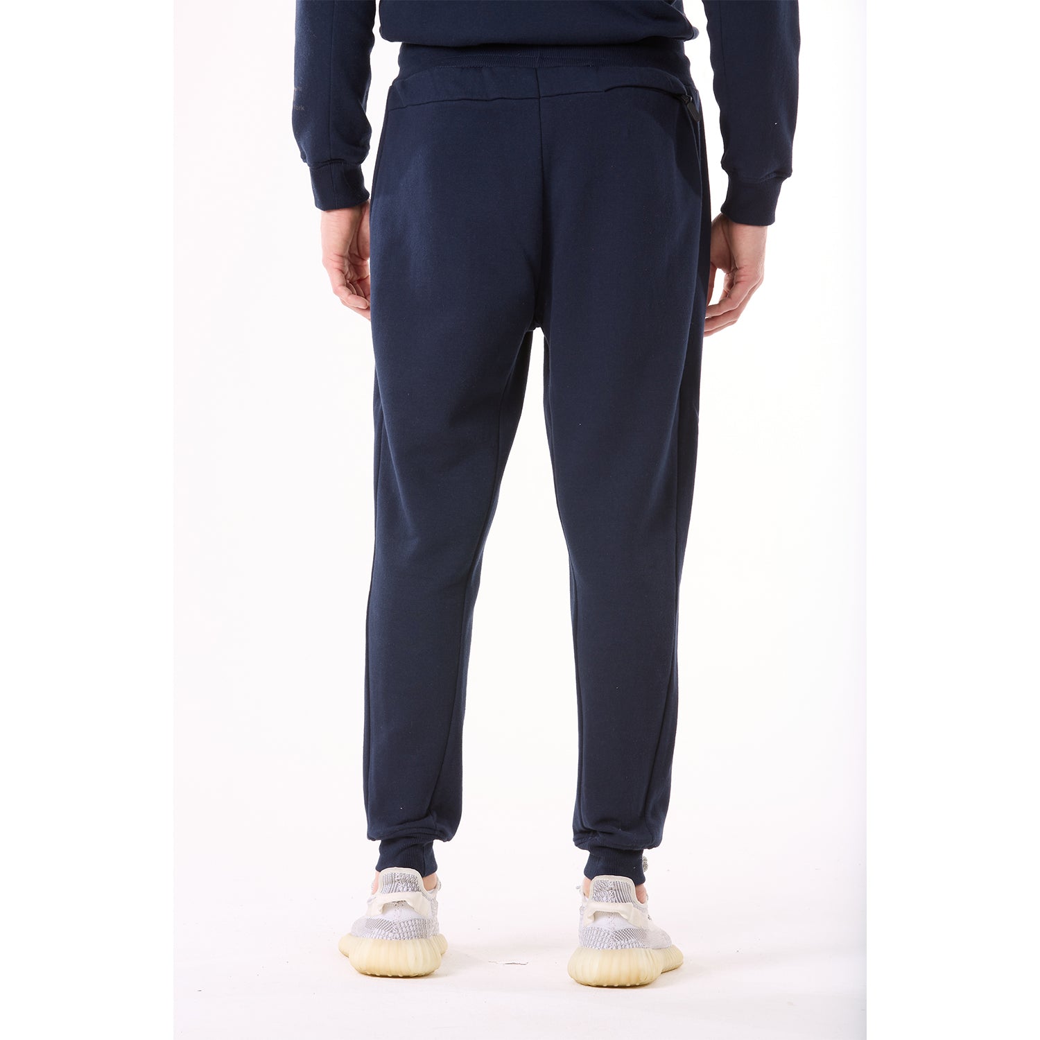 G WEST MENS FLEECE JOGGER PANTS - NAVY BLAZER