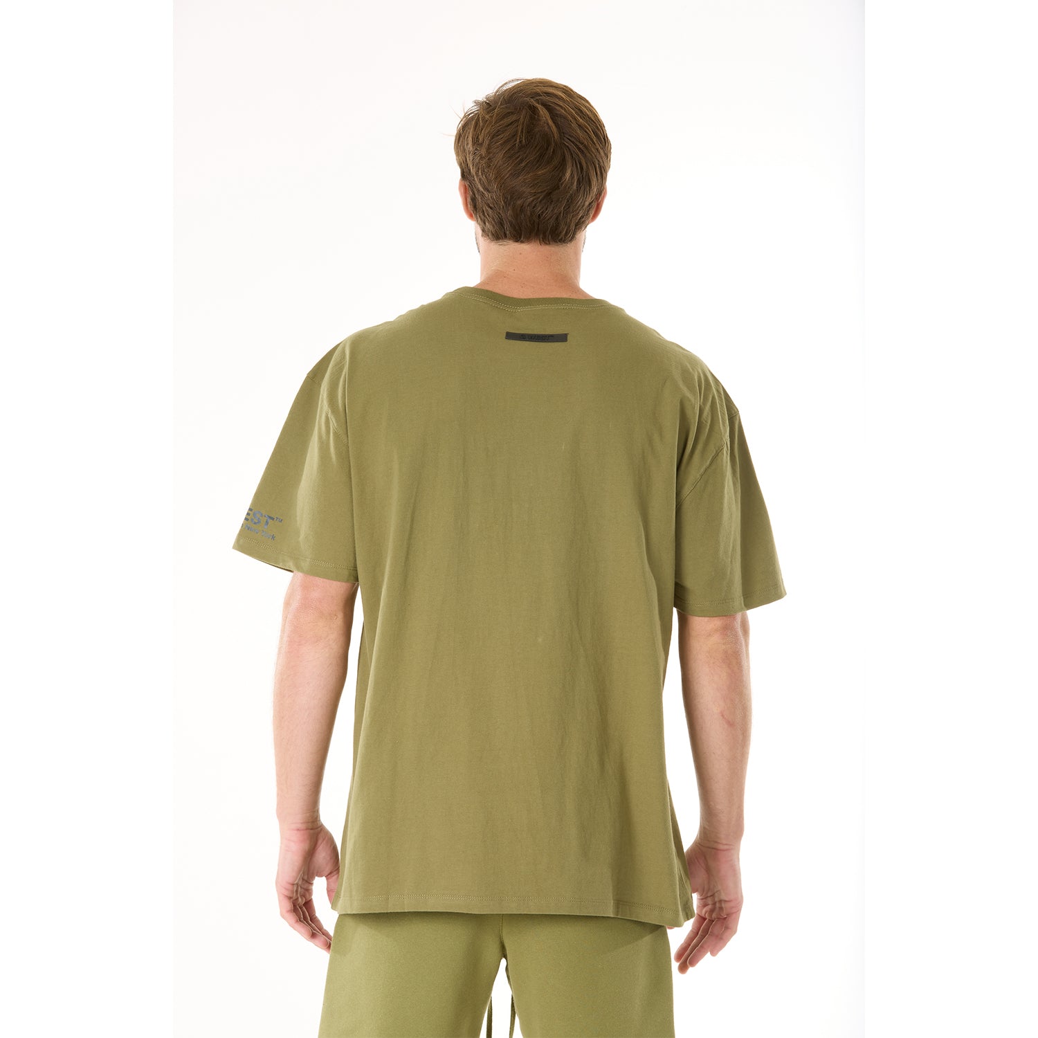 G WEST MENS  LIFESTYLE PREMIUM T-SHIRT - CAPULET OLIVE