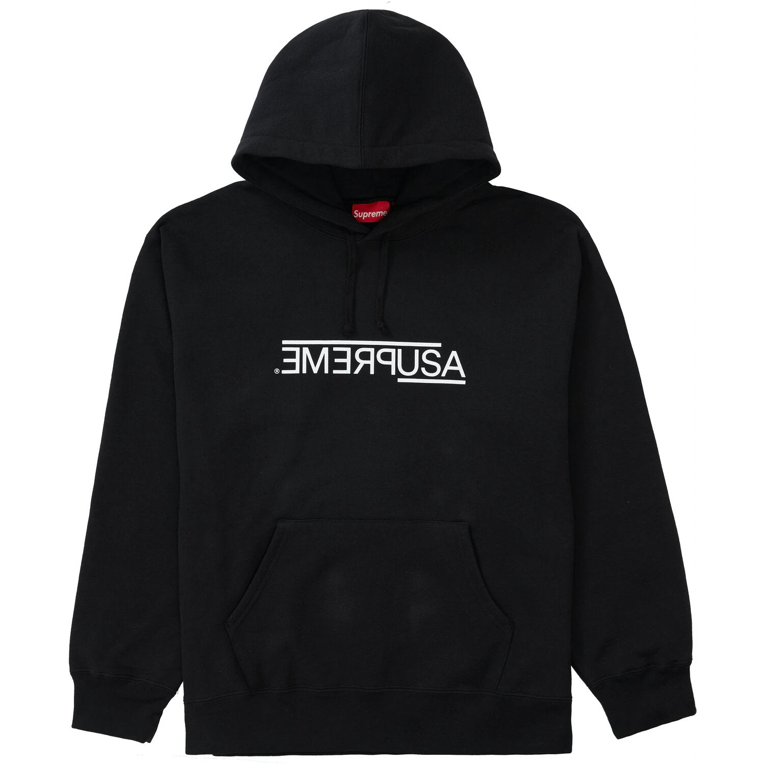 Supreme USA Hooded Sweatshirt Black - NY Tent Sale