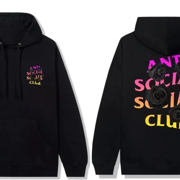 Anti Social Social Club xxxx 701049 Bat Emoji Hoodie multi