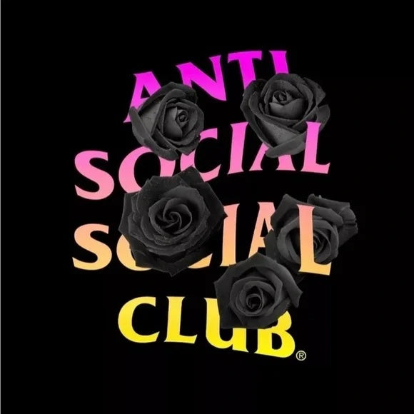 Anti Social Social Club xxxx 701049 Bat Emoji Hoodie multi