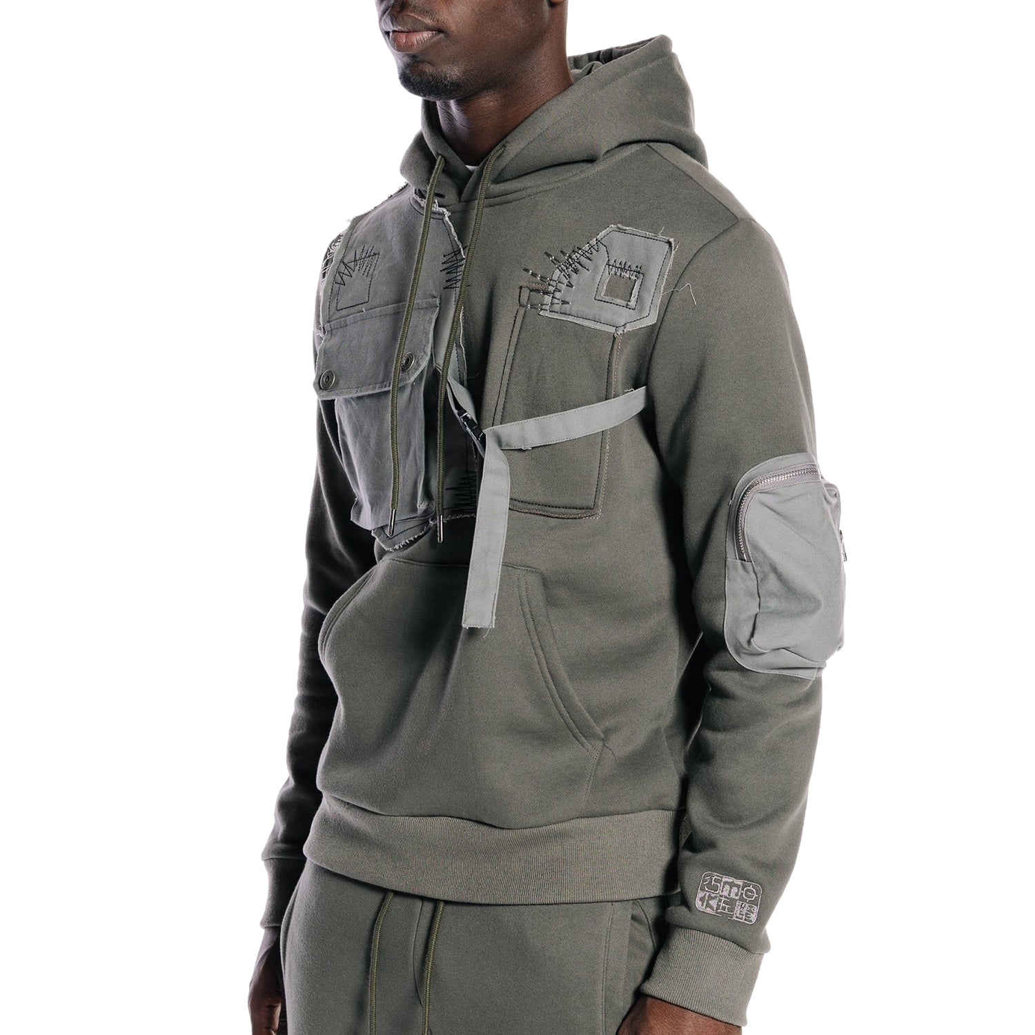 Smoke Rise Utility Fashion Fleece Hoody Mens Style : Fo21765