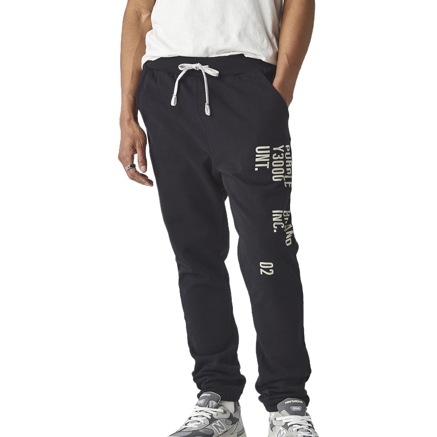 Purple-brand History Jogger Mens Style : P407-hjwb122