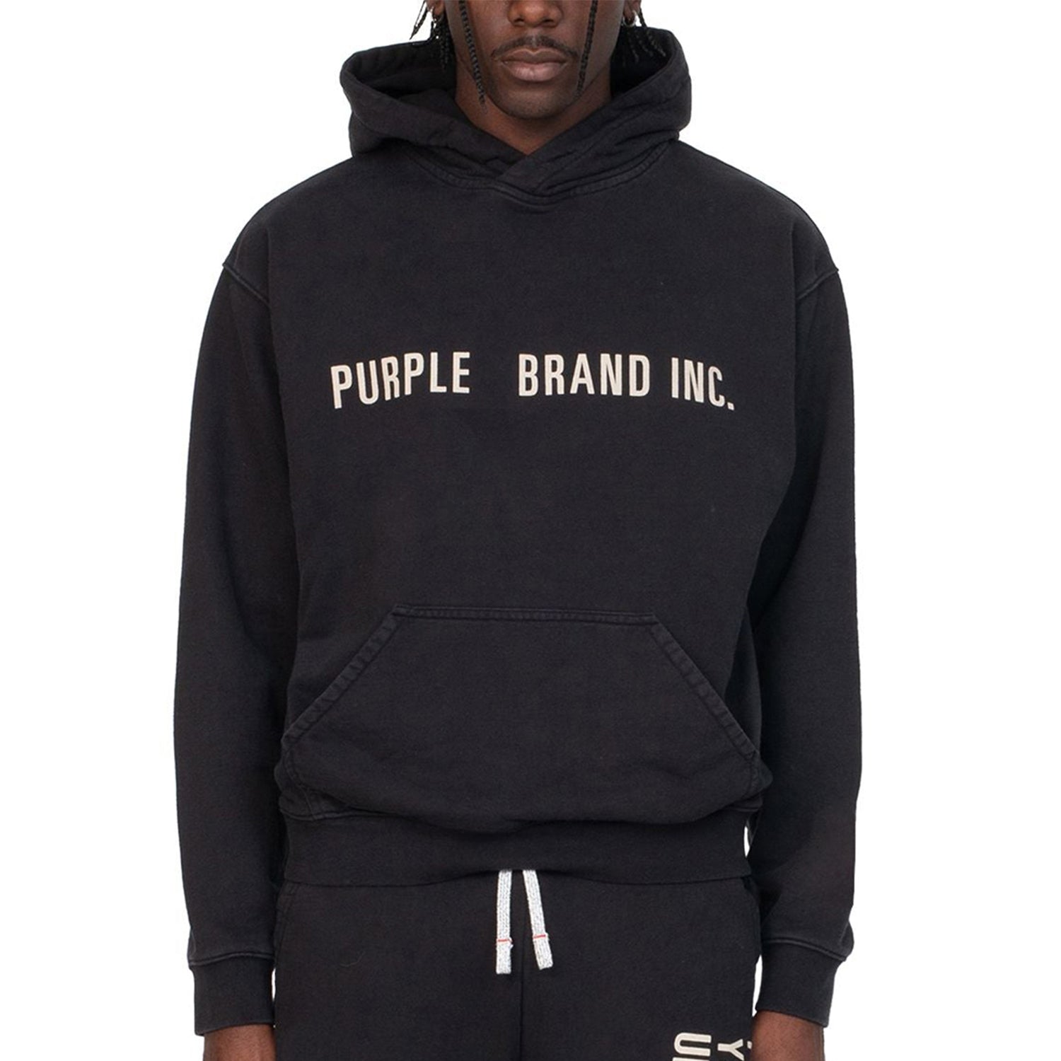 Purple-brand Artifact Embroidered Hoodie Mens Style : P404-aehb122