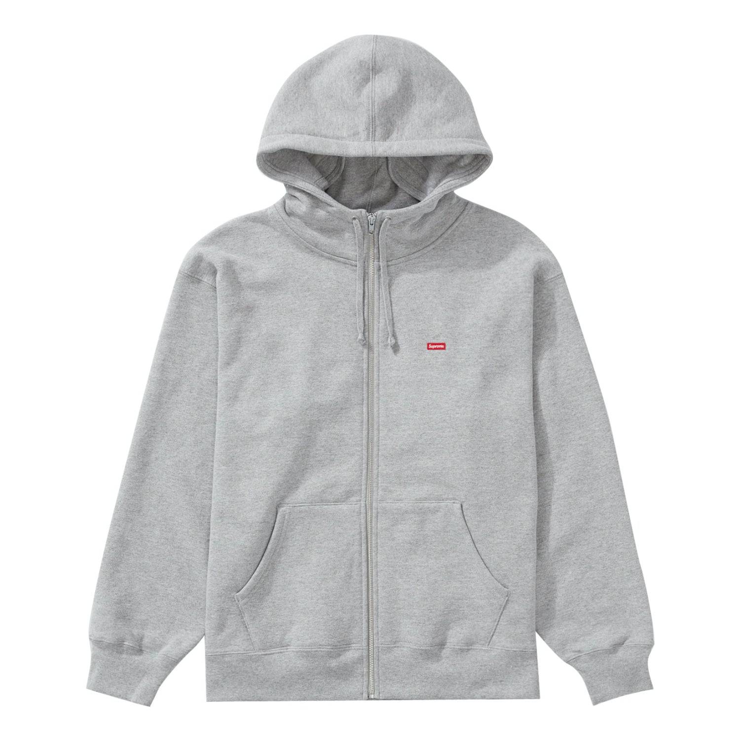 Supreme Small Box Facemask Zip Up Hooded Sweatshirt (FW21) Heather