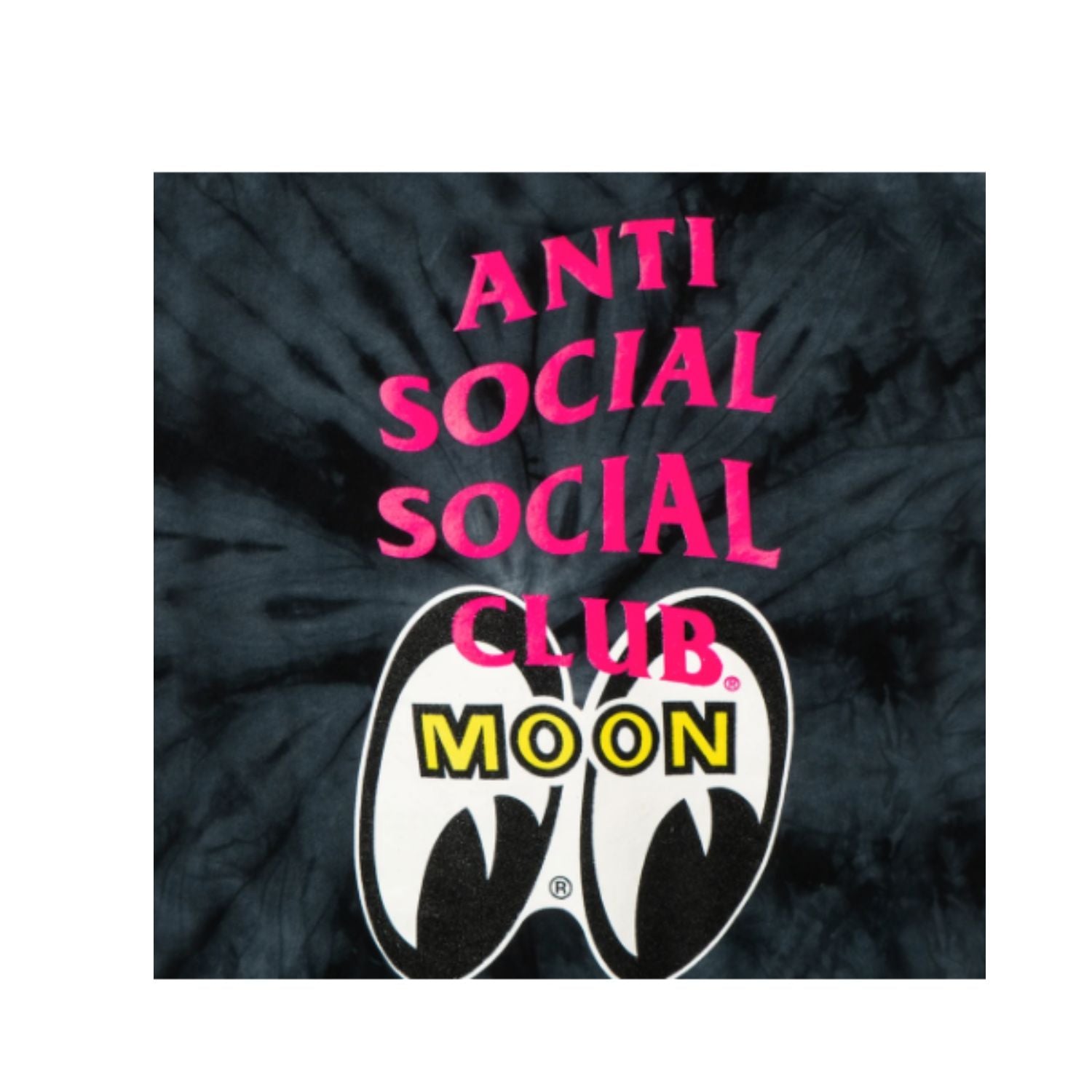 Anti Social Social Club Mooneyes Stacked Tie Dye Hoodie black - NY