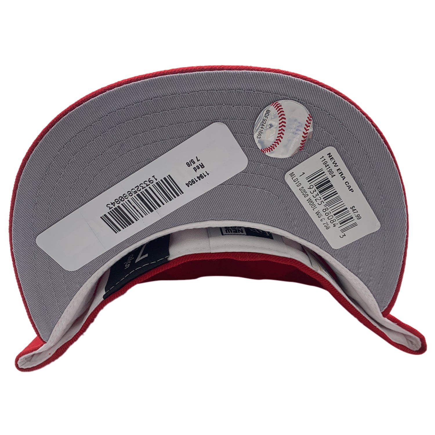 New Era Cincinnati Reds Wool World Series Side Patch 59fifty Fitted Unisex Style : 11941904