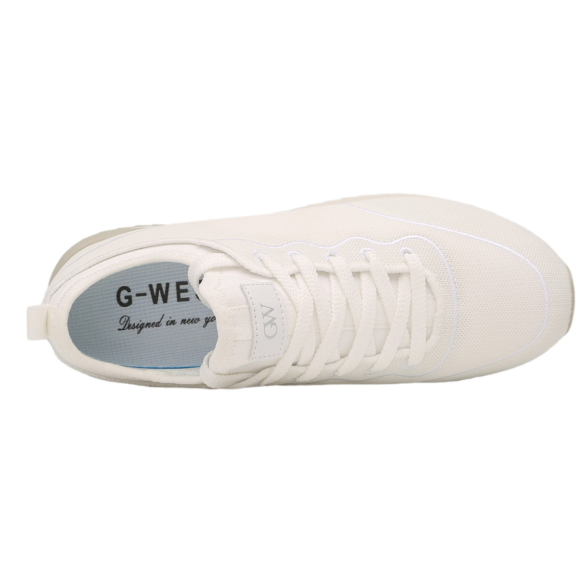 G WEST  WOMENS LACE UP SNEAKER  