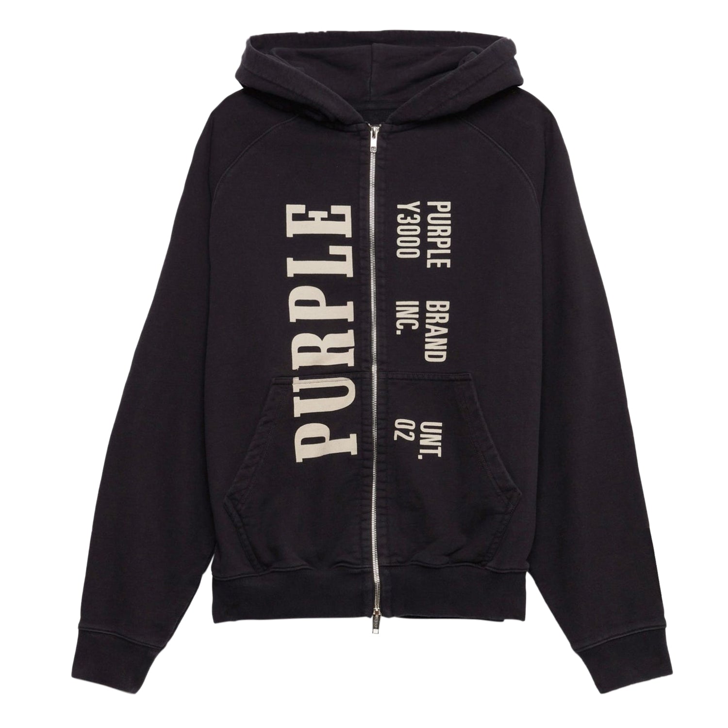 Purple-brand History 2way Zip Hoodie Mens Style : P408-hzwb122