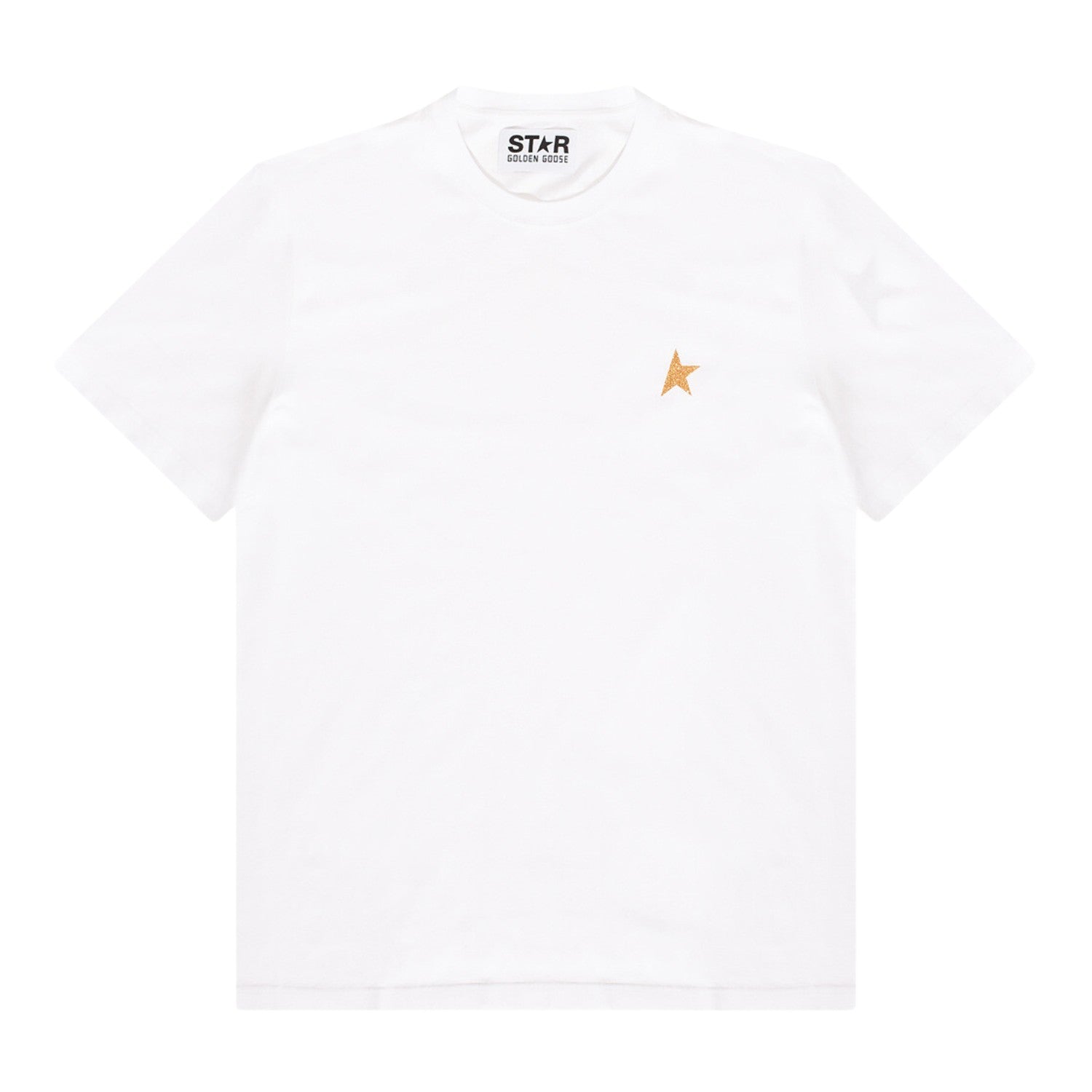 Golden Goose T-shirt Golden Regular S/s/m/small Star Mens Style : Gmp00880.p000594