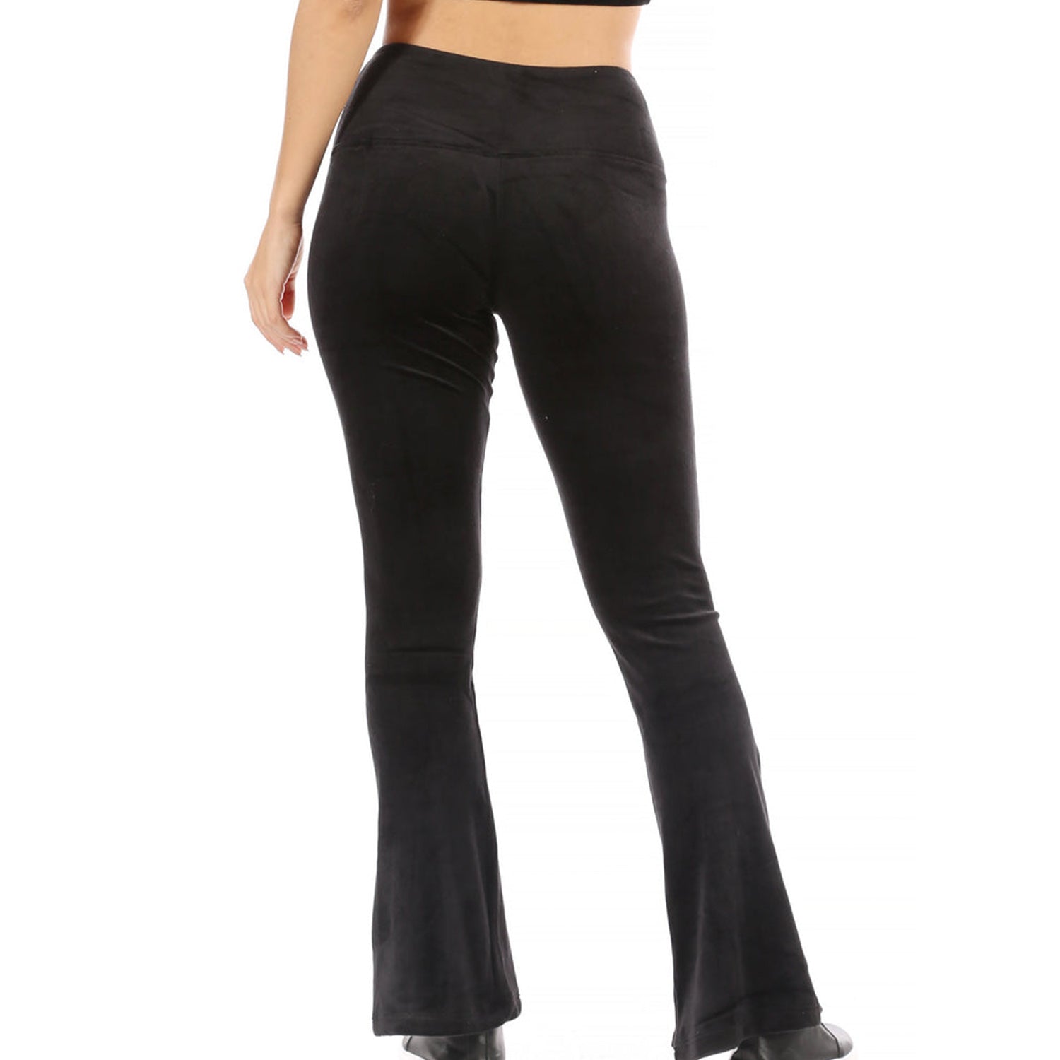 Luzette Velour Flare Bottom With Front Slit Womens Style : Fl310150vl