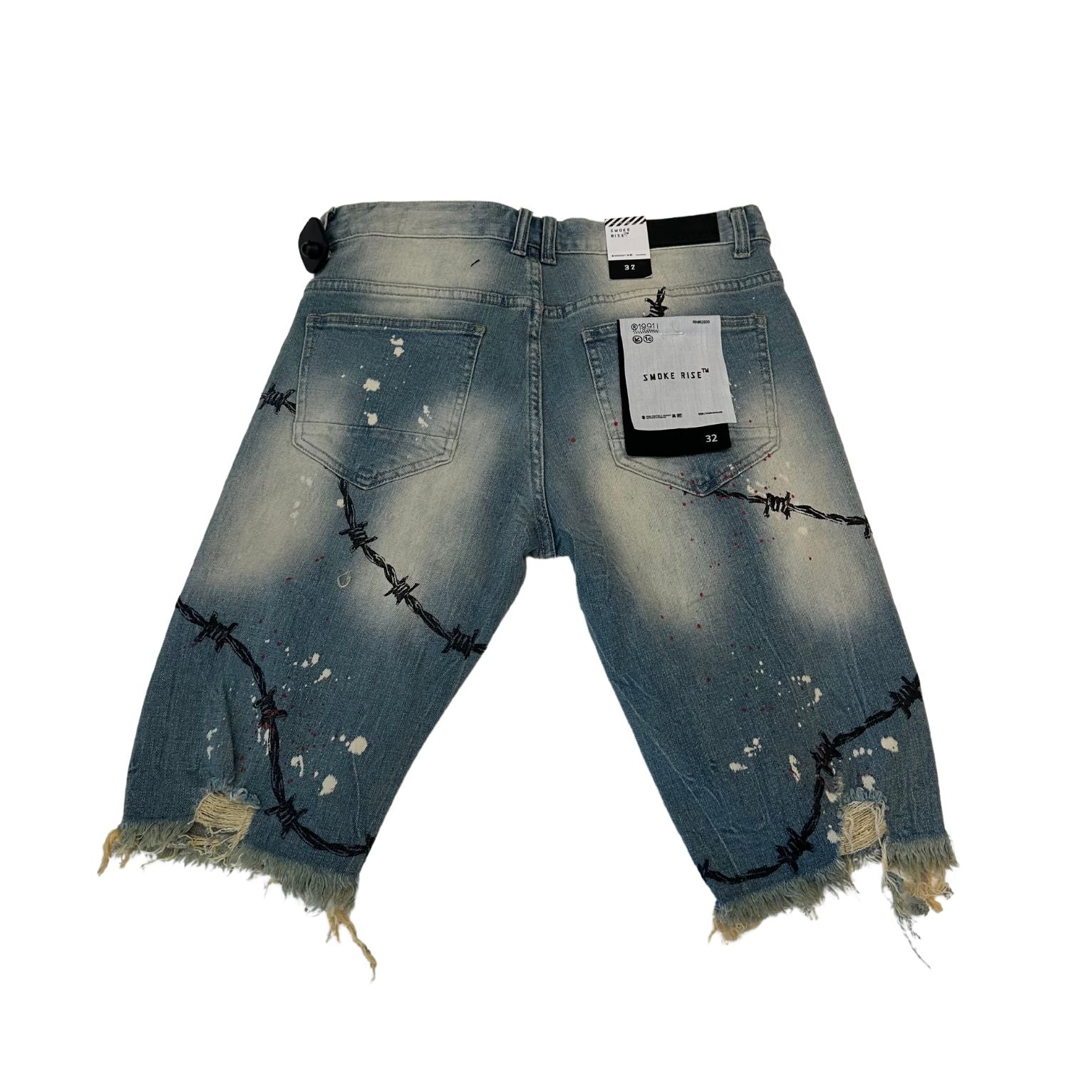 Smoke Rise Scorpion Fashion Denim Short Mens Style : Js22229