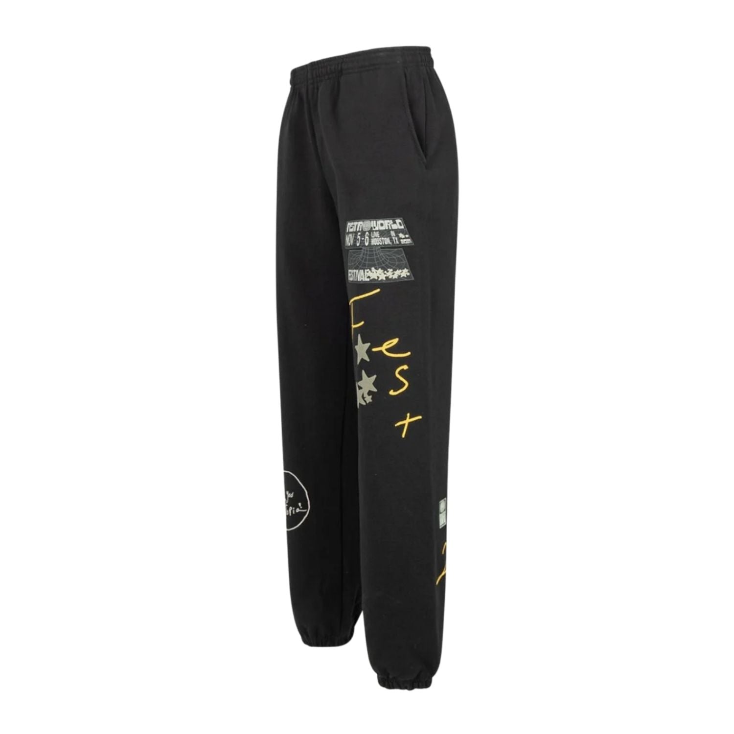 Travis Scott Astrofest Festival 2021 Black Eye Sweatpants Mens