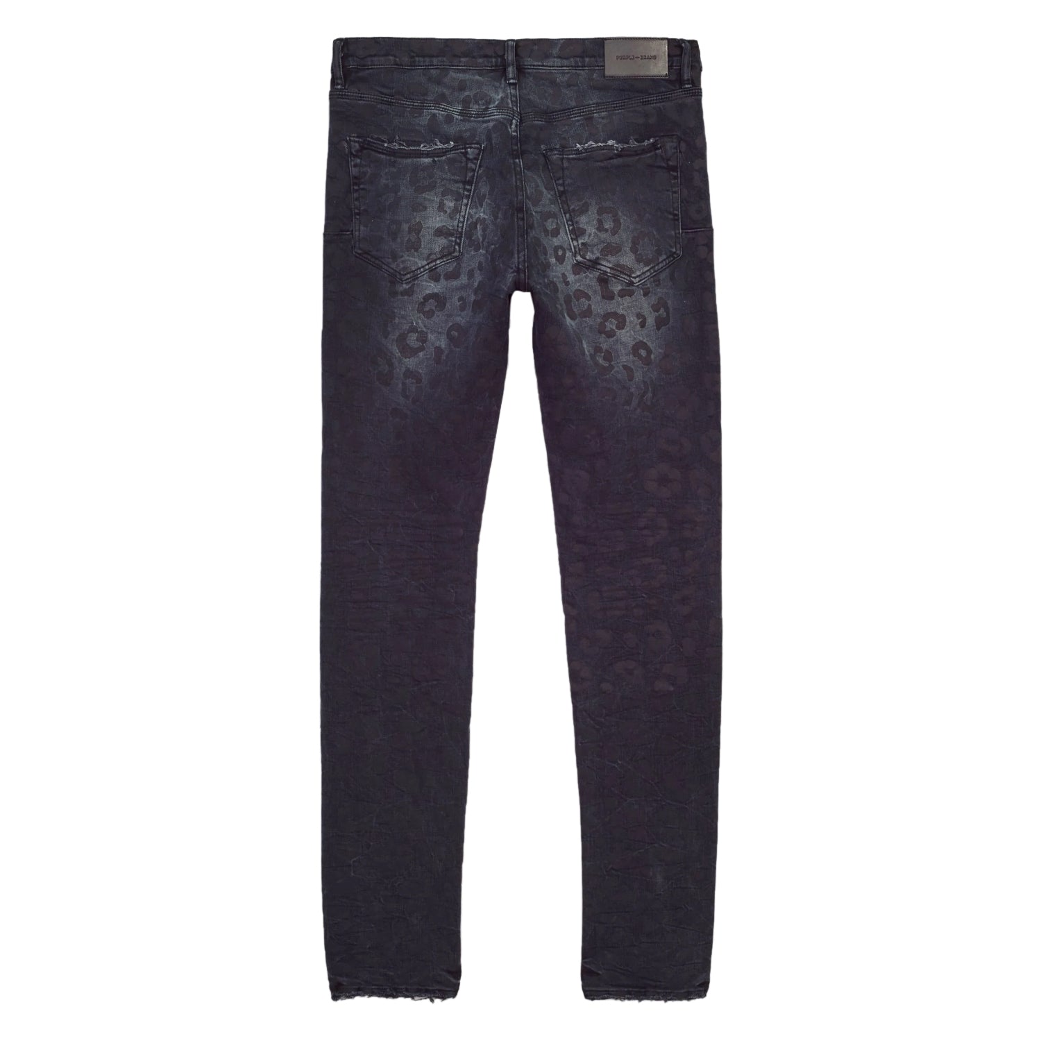 Purple-brand Monogram Leopard Print Jeans Mens Style : P001-bmlp222