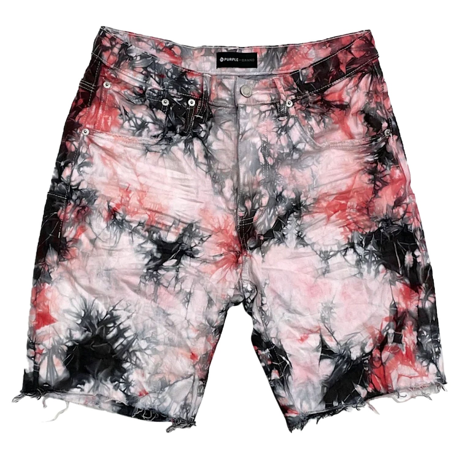 Purple-brand Tiedye Jacquard Monogram Short Mens Style : P020-rbjs222