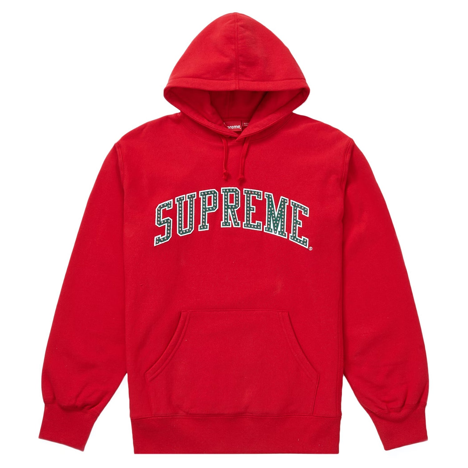 Supreme Stars Arc Hooded Sweatshirt Red - NY Tent Sale