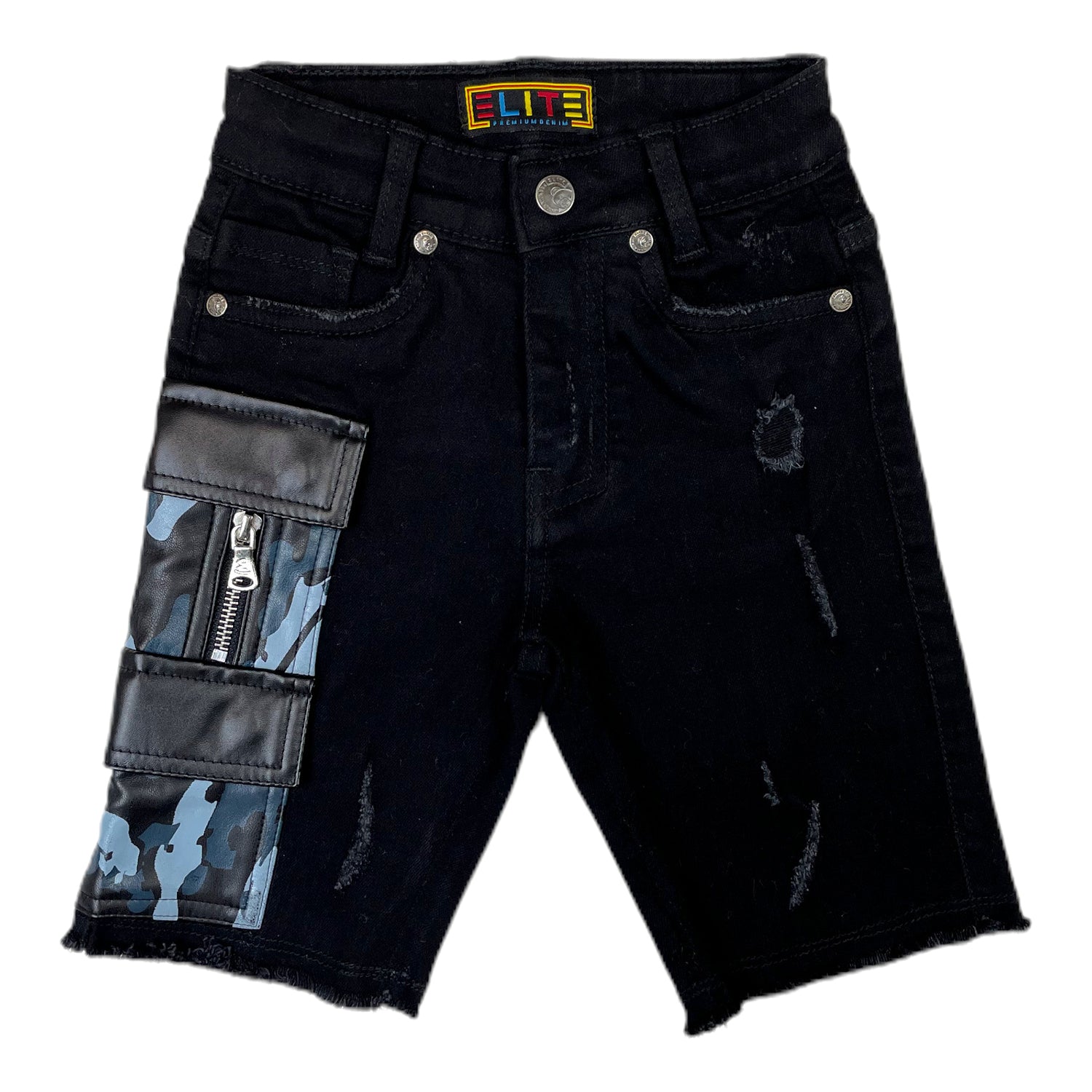 Elite Denim Shorts Big Kids Style : 631-jr