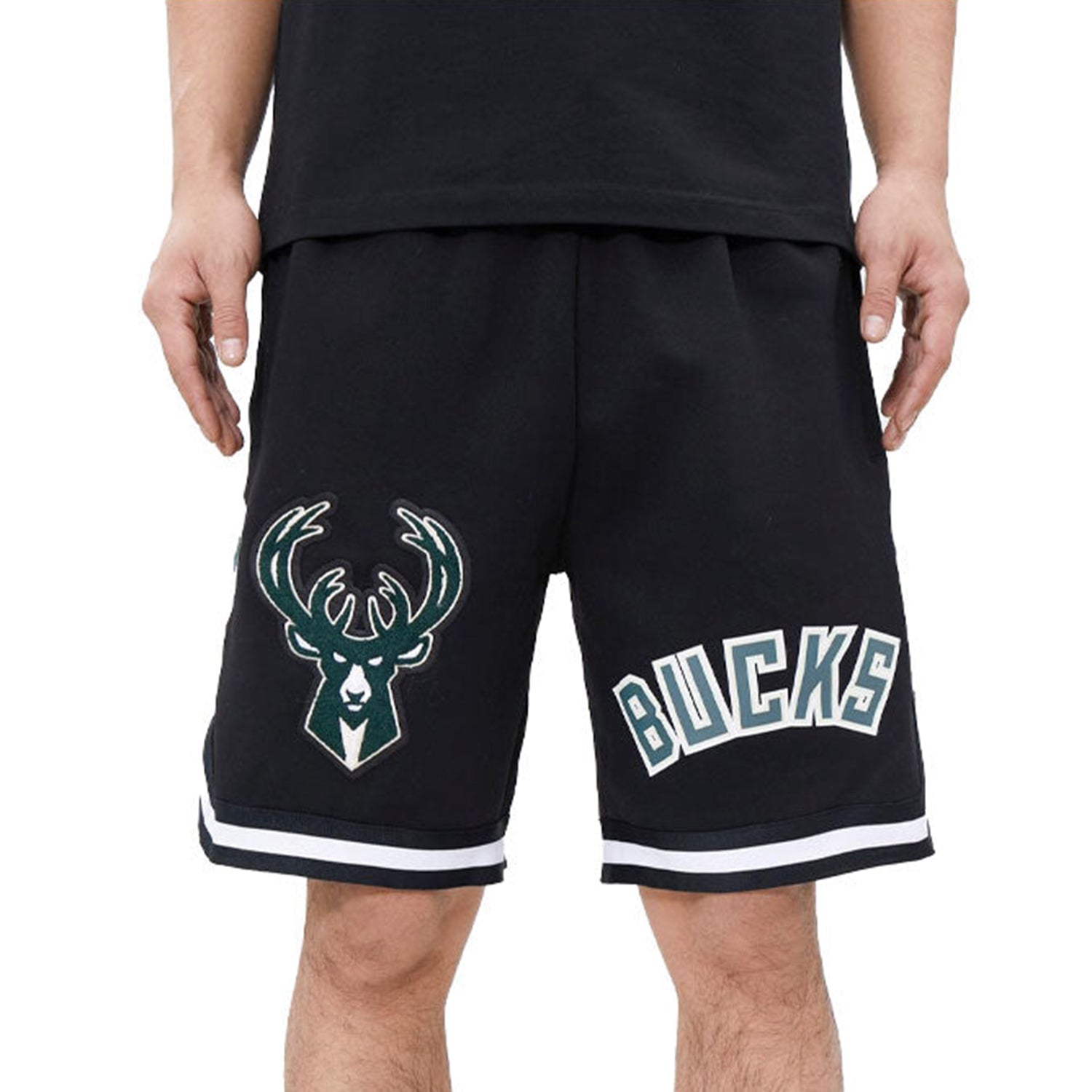 Pro Standard Nba Milwaukee Bucks Logo Pro Team Shorts Mens Style : Bmb351910