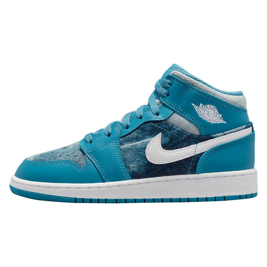 Jordan 1 Mid Washed Denim (GS)