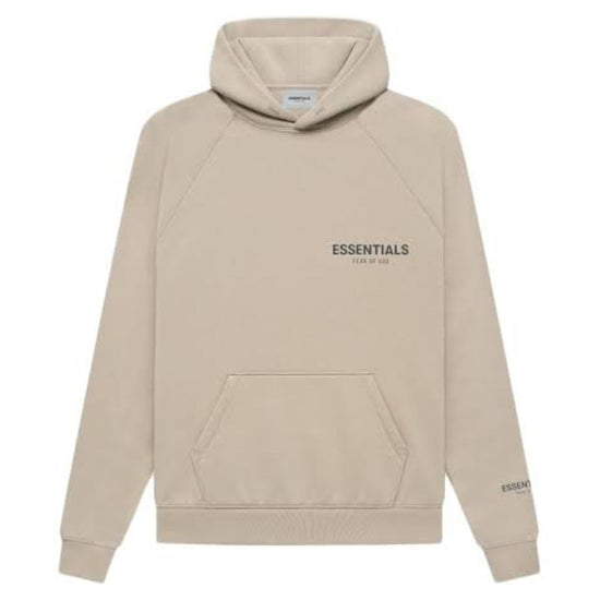 Essentials Fear Of God  Mens Tan Hoodie Mens Style : Fgmh9007