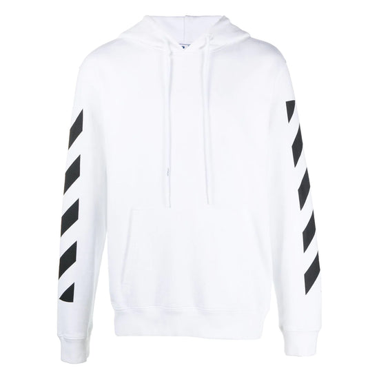 Off-white Diag Arrow Slim Hoodie Mens Style : Ombb097c99fle01