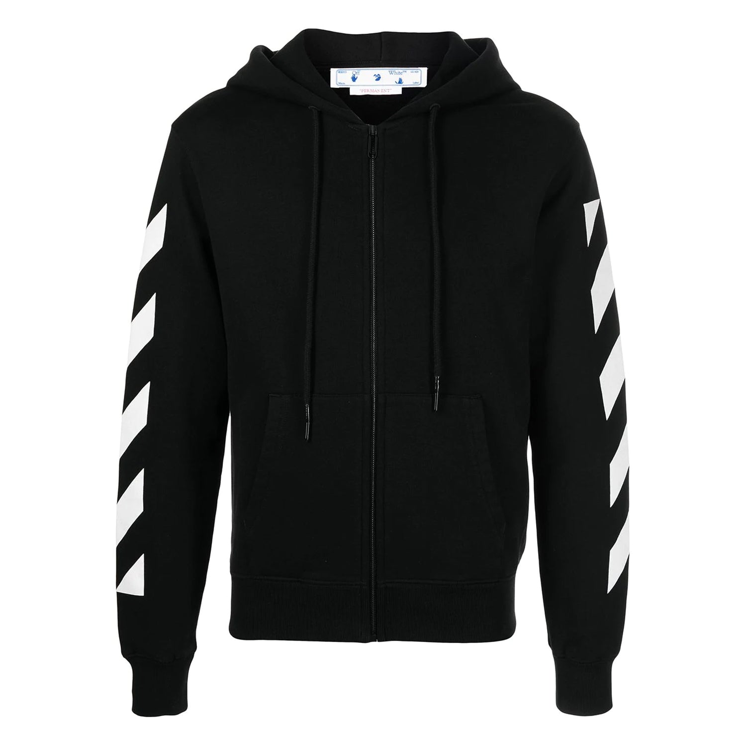 Off-white Diag Arrow Slim Zip Hoodie Mens Style : Ombe013c99fle00