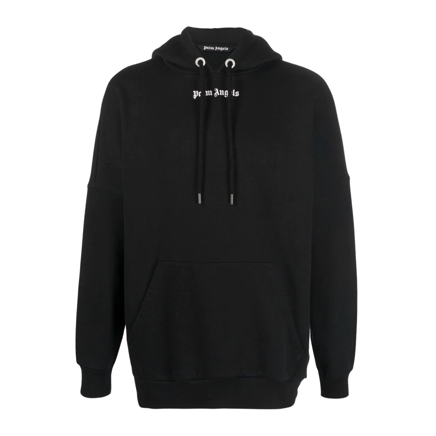 Palm Angels Logo Hoodie Black/White