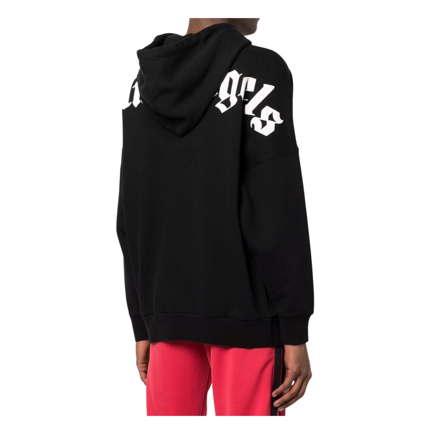 Palm Angels Logo Hoodie Black/White