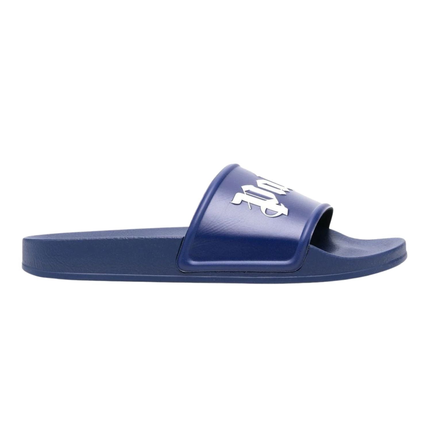 Palm Angels Pool Slides Dark Blue White SS23