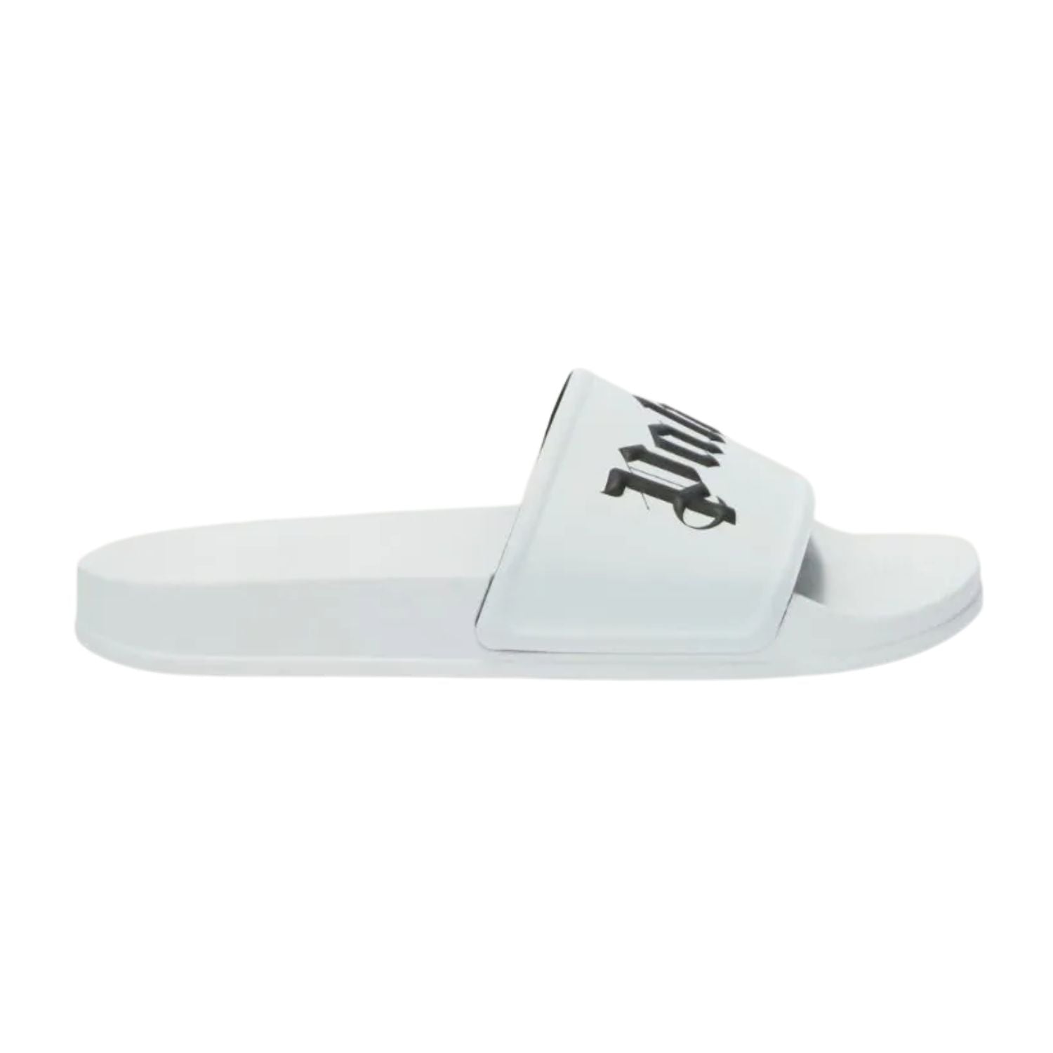 Palm Angels Logo Slide White Black