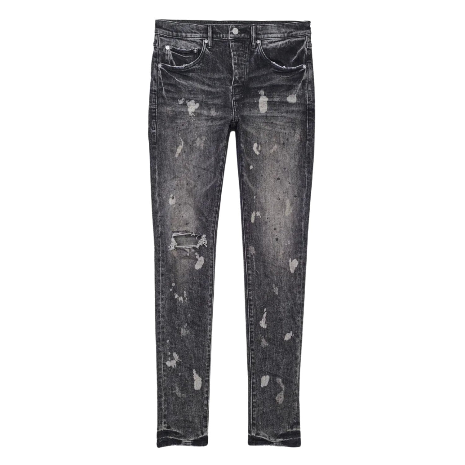 Purple-brand Acid Bleach Jeans Mens Style : P001-vbab123