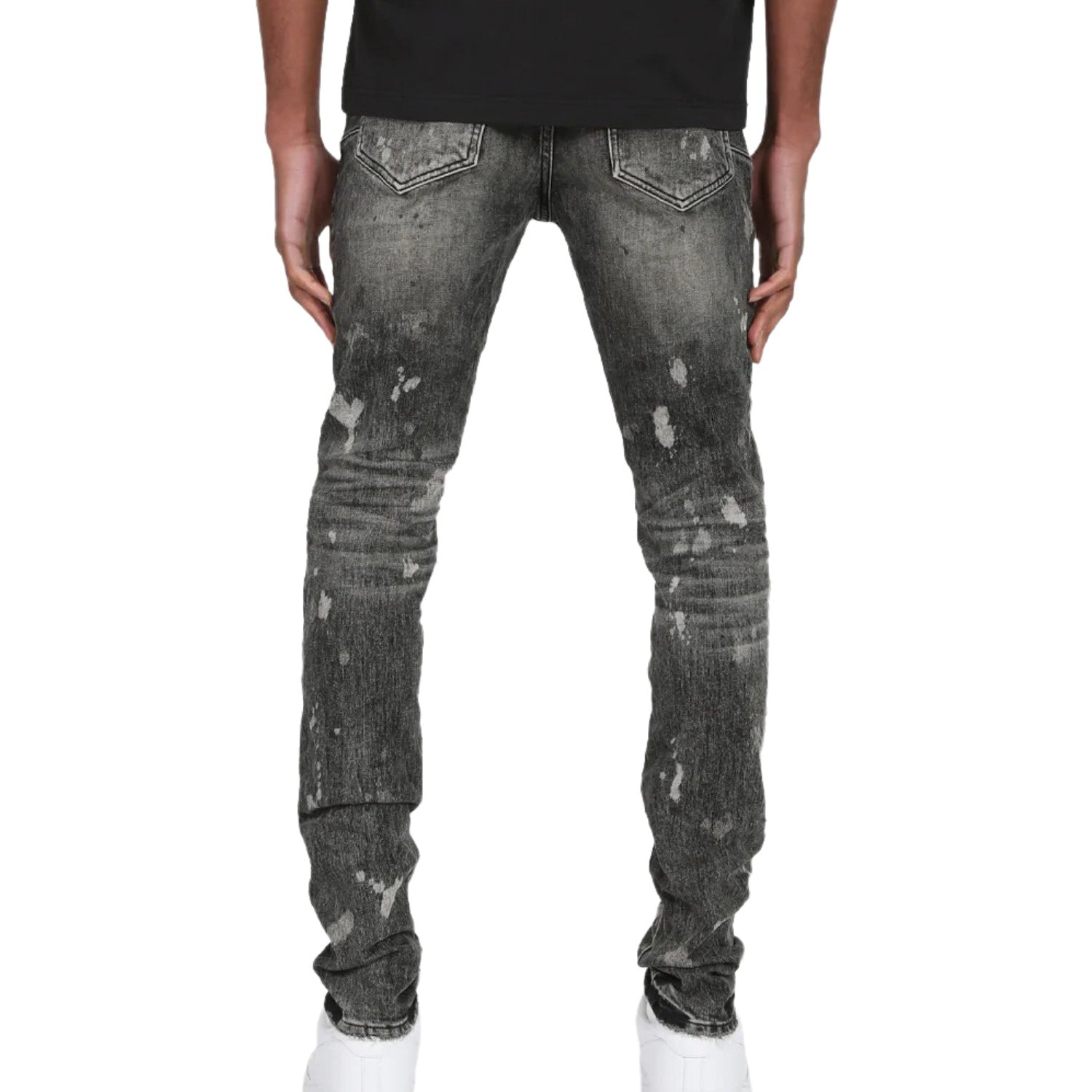 Purple-brand Acid Bleach Jeans Mens Style : P001-vbab123