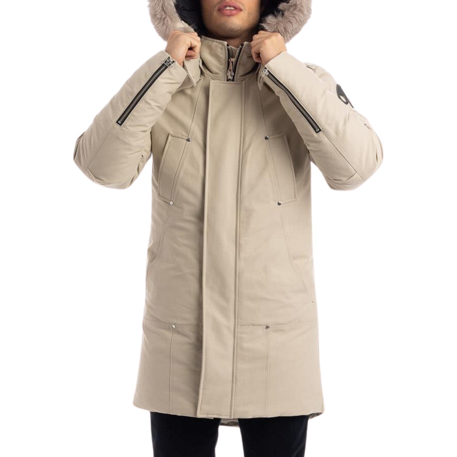 Moose Knuckles Stirling Parka Jacket Mens Style : Mk4661mp