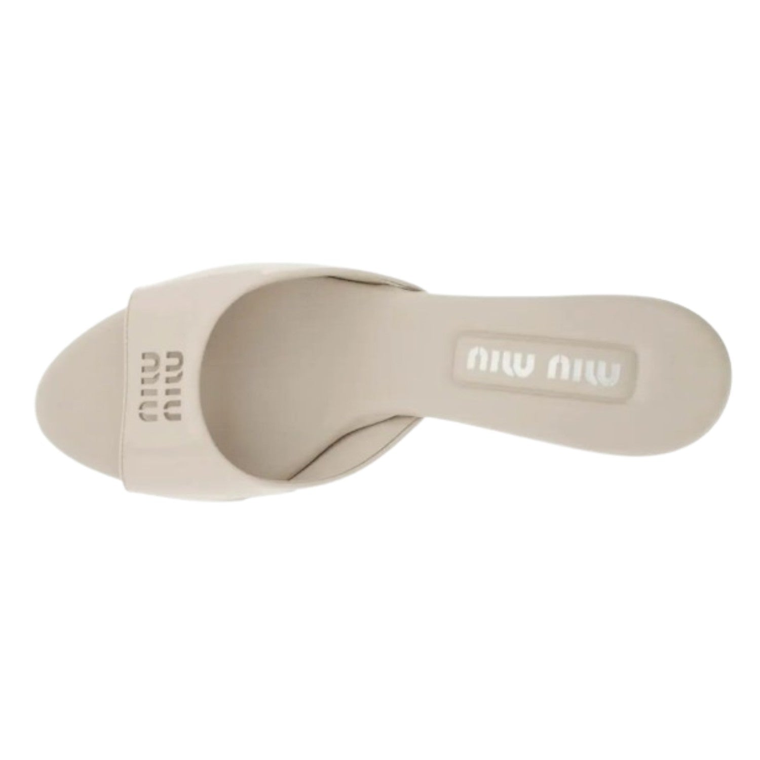 Miu Miu Patent Leather Mules Womens Style : 5xx603_xv4