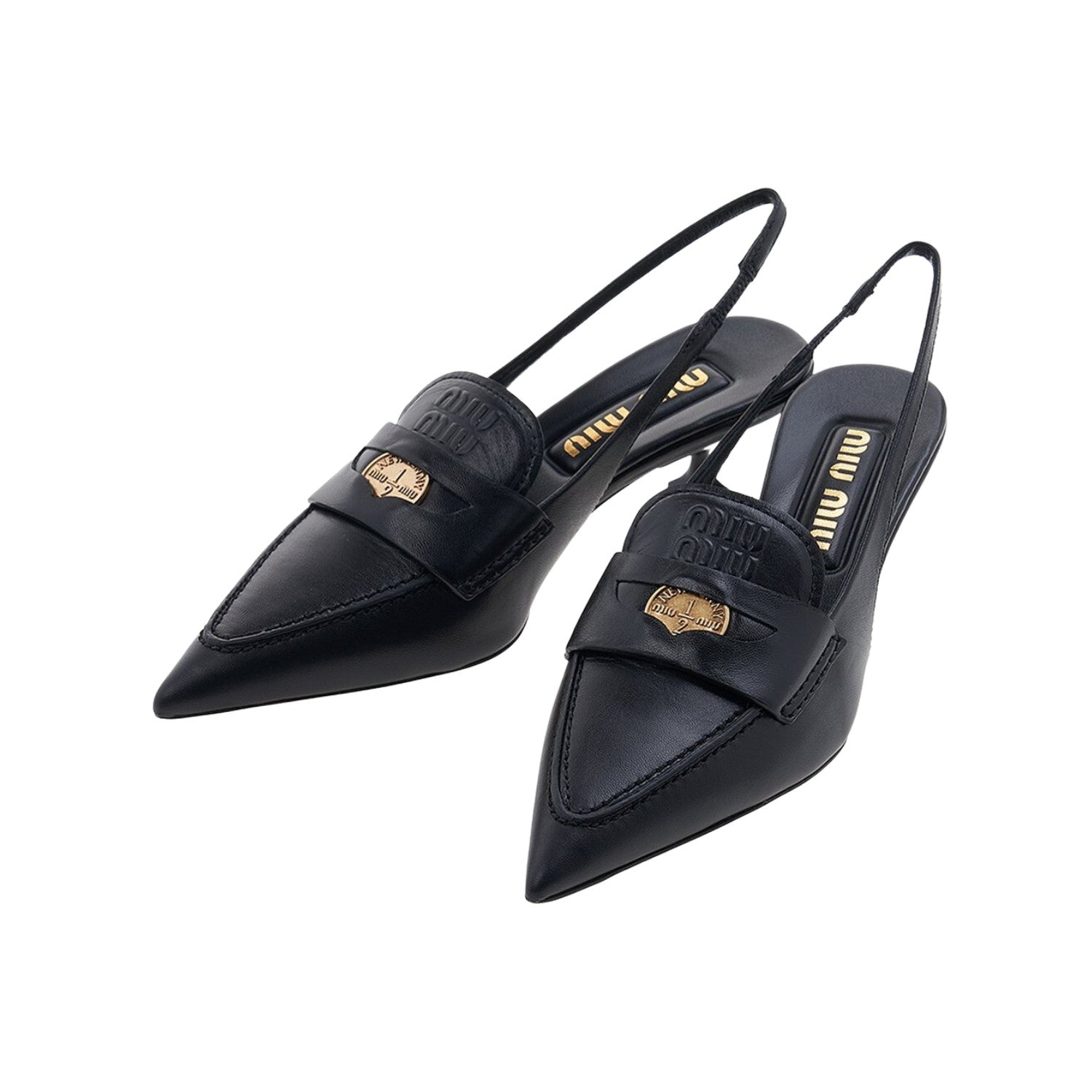 Miu Miu Leather Sling-back Pumps Womens Style : 5d901d_xuq