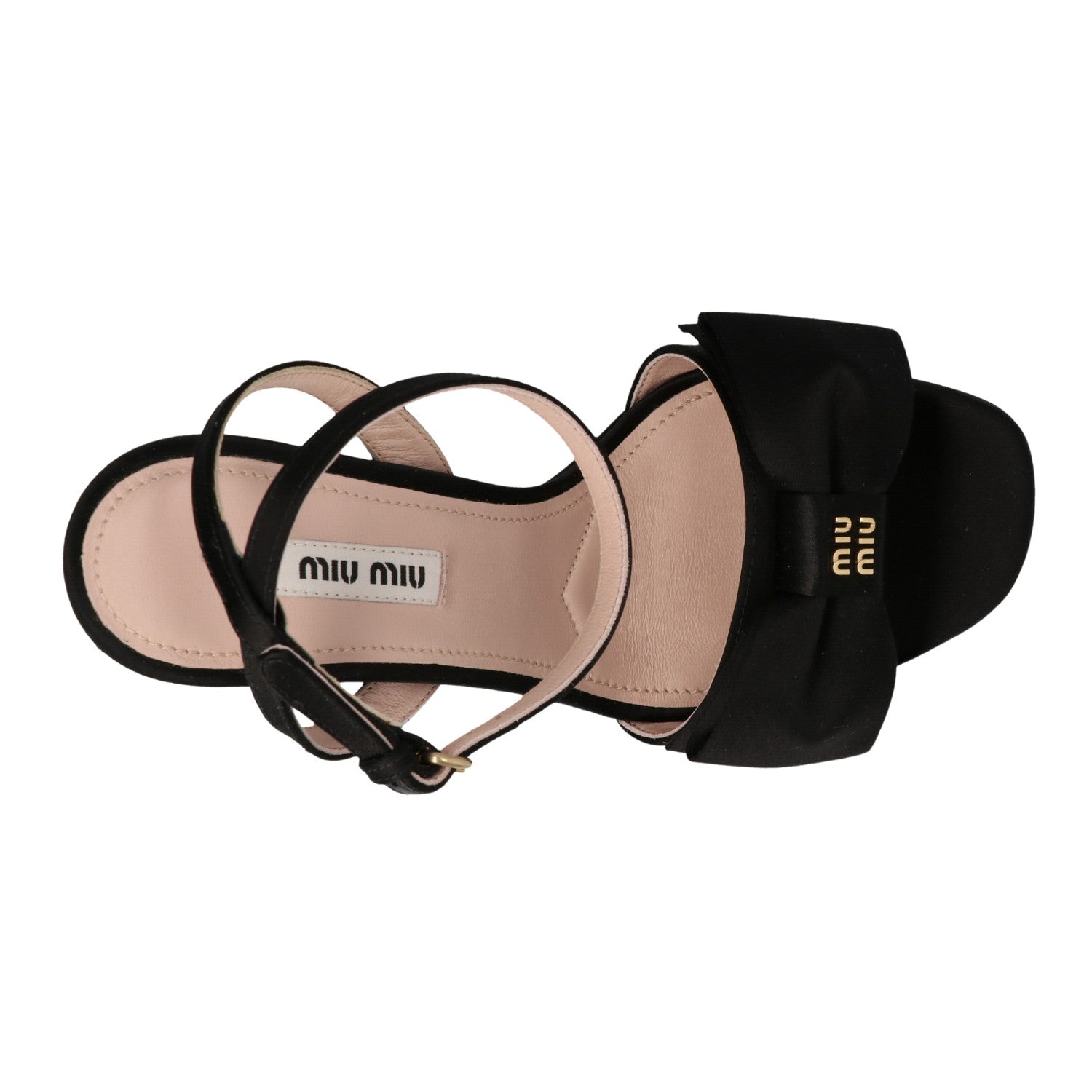 Miu Miu Satin Plateau Sandals Womens Style : 5xp893_ziz